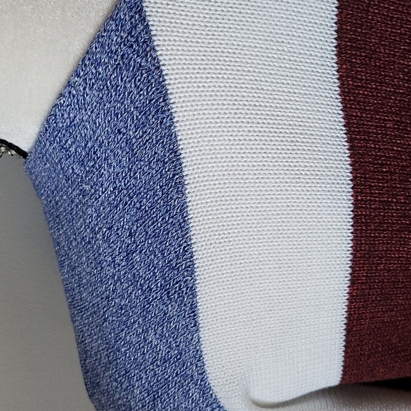 Ecowish knit cardigan with open front  and multicolored stripes NWOT - Picture 3 of 10